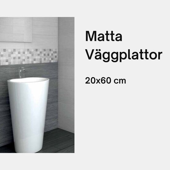 Matta Väggplattor 20x60 cm